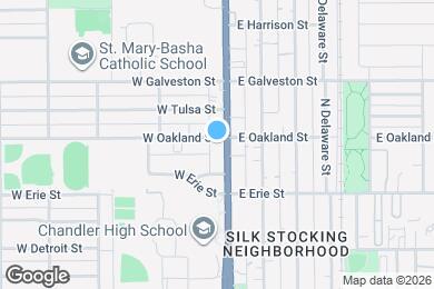 Map image of the property - 498 N Arizona Ave