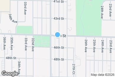 Map image of the property - 4508 29th Ave