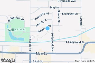 Map image of the property - Robindale-East Apartments