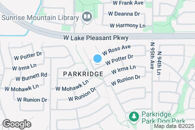 Map image of the property - 9658 W Potter Dr