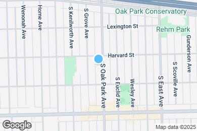 Map image of the property - 1115 S Oak Park Ave