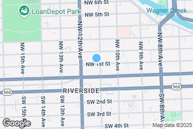 Map image of the property - 1110 NW 1st St