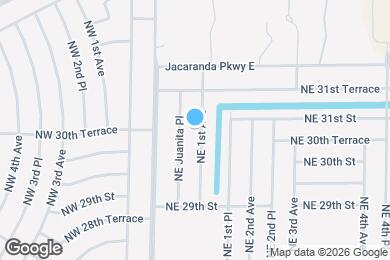 Map image of the property - 3024 NE 1st Ave