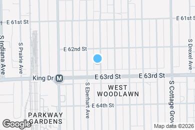 Map image of the property - 6234 S Rhodes Ave