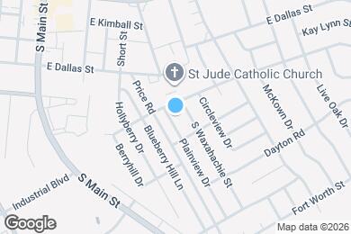 Map image of the property - 505 Plainview Dr
