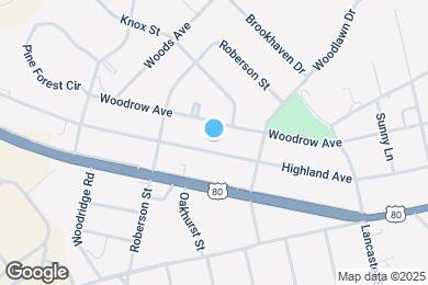 Map image of the property - 1611 Highland Ave