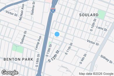 Map image of the property - 1223 Sidney St