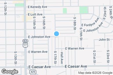 Map image of the property - 704 S 17th St