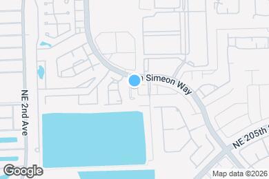 Map image of the property - 20784 NE 5th Ct