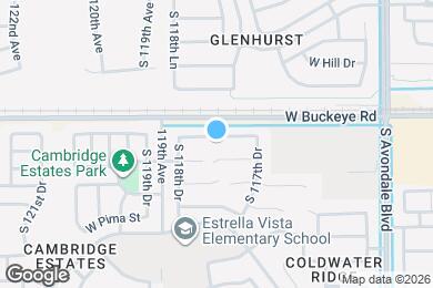 Map image of the property - 11791 W Belmont Dr