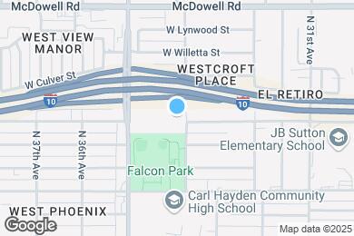 Map image of the property - Residences at Falcon Park