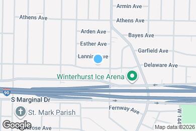 Map image of the property - 14926 Delaware Ave