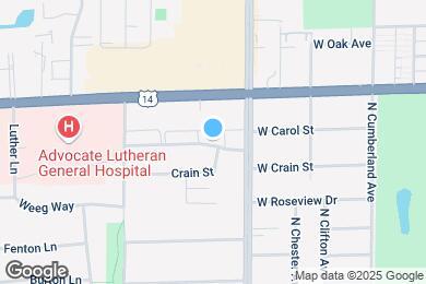 Map image of the property - 1302 Carol St