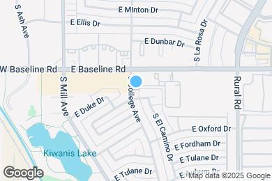 Map image of the property - 5233 S College Ave