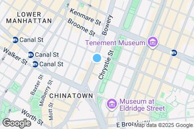 Map image of the property - 111 Bowery