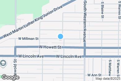 Map image of the property - 2106 W Millman St