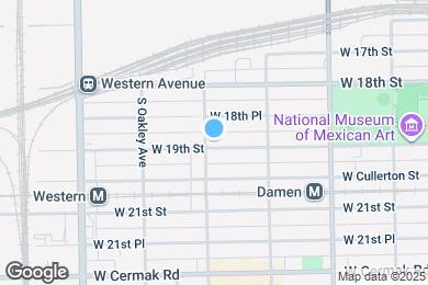 Map image of the property - 2152 W 19th St