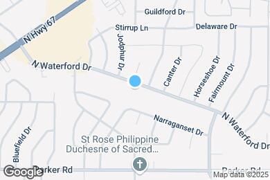 Map image of the property - 2550 N Waterford Dr