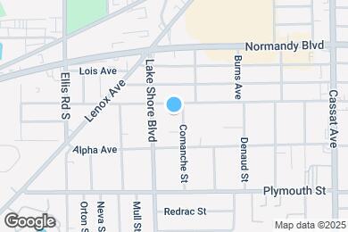 Map image of the property - 1116 Comanche St