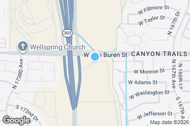 Map image of the property - Suncrest Vista at Canyon Trails 55+ Apartments