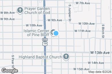 Map image of the property - 3703 W Hepburn St