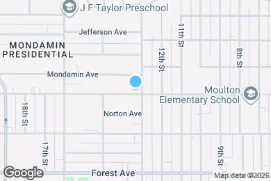 Map image of the property - 1303 College Ave