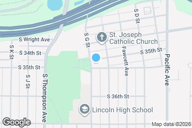 Map image of the property - 620 S 35th St