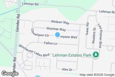 Map image of the property - 6687 Jennyann Way