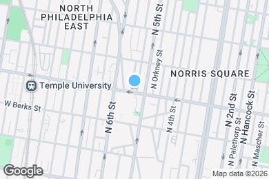 Map image of the property - 521 W Norris St