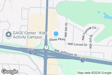 Map image of the property - 1203 NW 6th Terrace