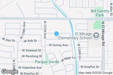 Map image of the property - 12614 W Ash St