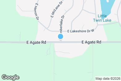 Map image of the property - 1 E Timberlake Dr