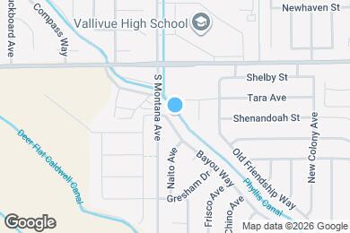 Map image of the property - 16866 Bayou Way