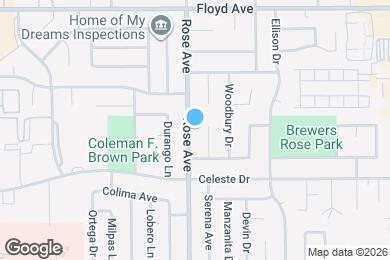 Map image of the property - 2104 Rose Ave