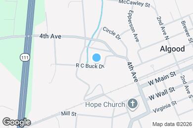 Map image of the property - 158 R C Buck Dr