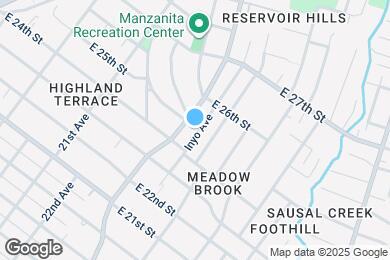 Map image of the property - 2435 Inyo Ave