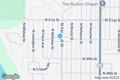 Map image of the property - 4944 N Vassault St