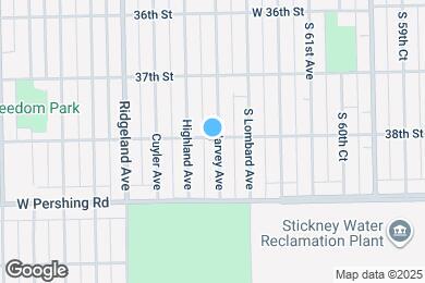 Map image of the property - 3800 S Harvey Ave