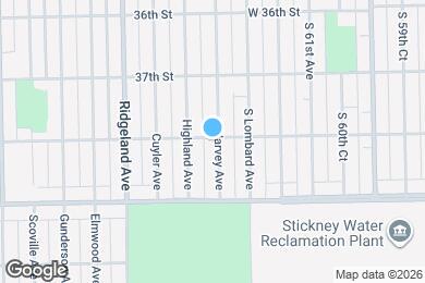 Map image of the property - 3836 S Lombard Ave