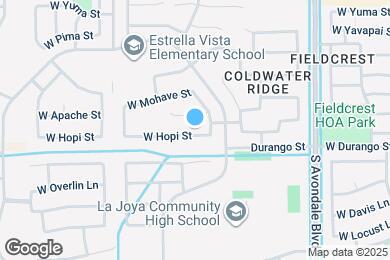 Map image of the property - 11764 W Hopi St