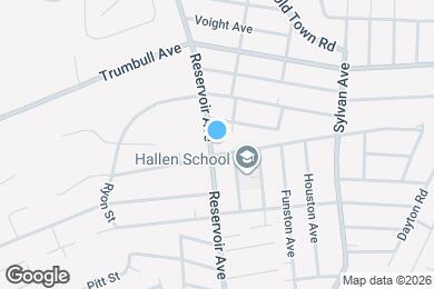 Map image of the property - 1300 Reservoir Ave