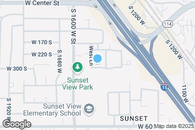 Map image of the property - 1498 W Parkside Dr