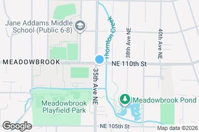 Map image of the property - 3503 NE 110th St