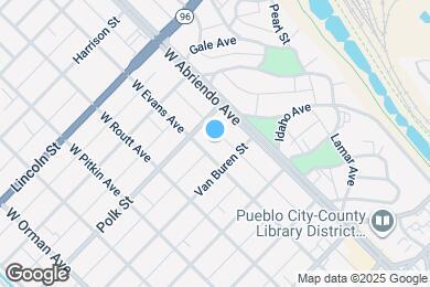 Map image of the property - 417 W Evans Ave