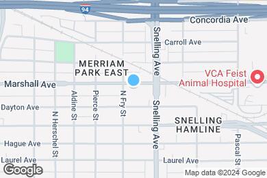 Map image of the property - Marshall Avenue Flats