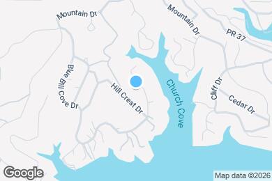 Map image of the property - 1057 Blue Bill Cove Dr