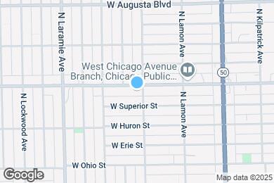 Map image of the property - 5005 W Chicago Ave