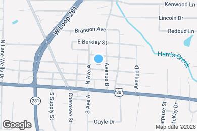 Map image of the property - 207 E Grand Ave