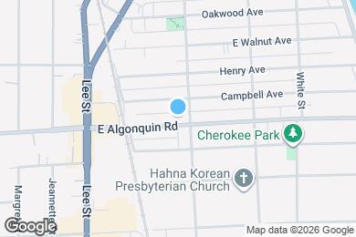 Map image of the property - 1374 E Algonquin Rd