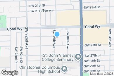 Map image of the property - 8880 SW 25th St